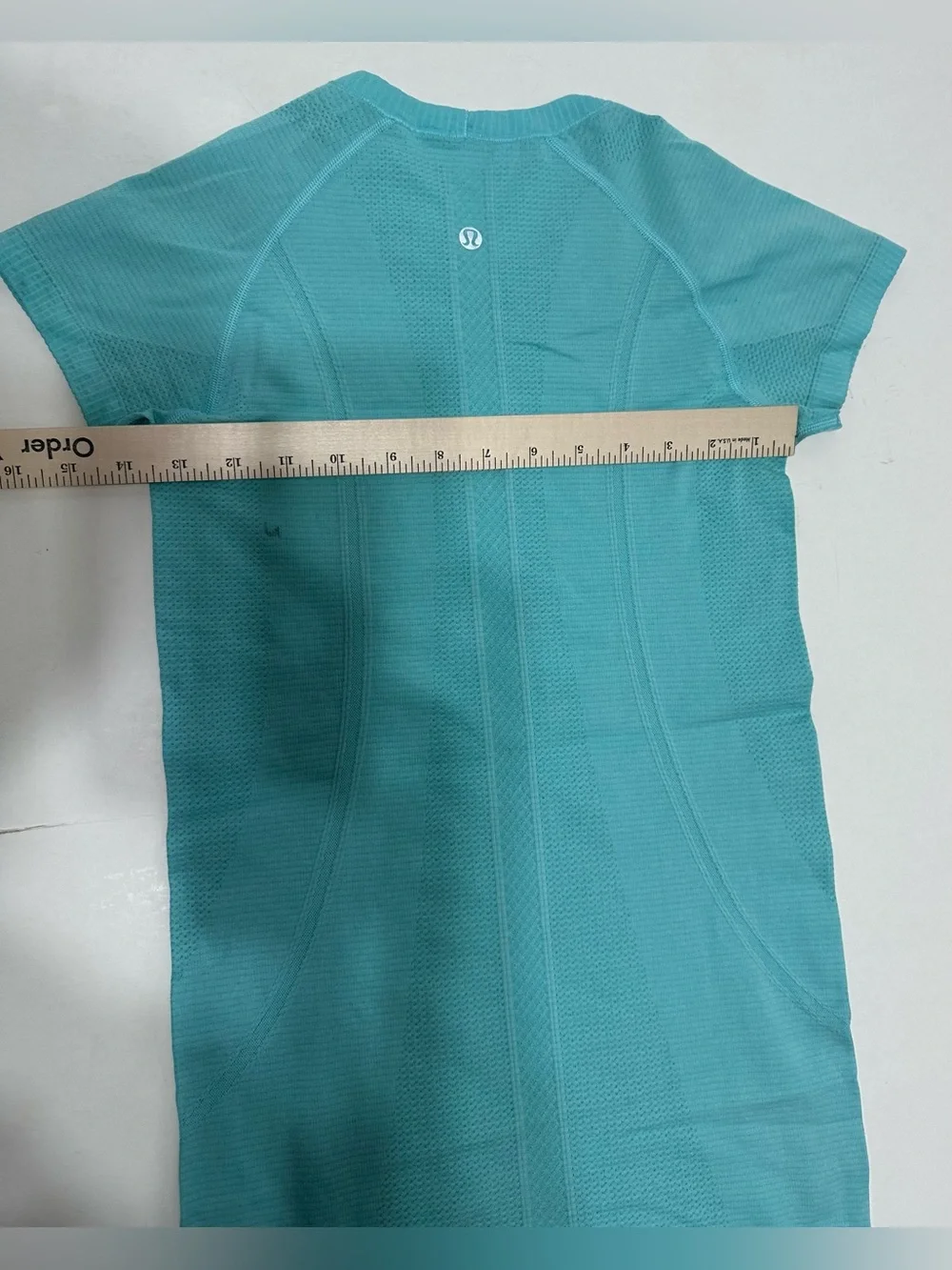 Lululemon Teal Short Sleeve Athletic Dress